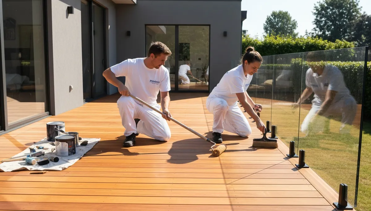 Professional deck staining and wood sealing by expert painters in San Diego, CA