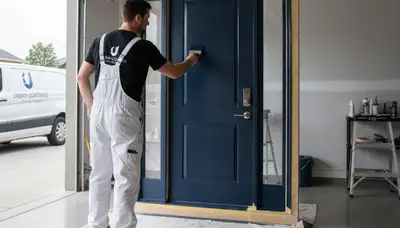 Professional door painting and refinishing in San Diego, CA by expert house painters