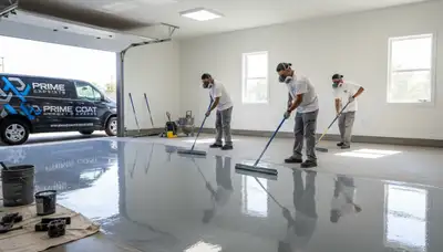 Professional epoxy garage floor coating in San Diego, CA by local house-painting experts