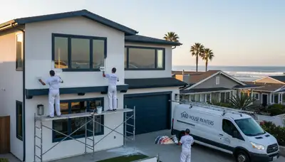 San Diego, CA house painting service by professional painters for exterior and interior homes