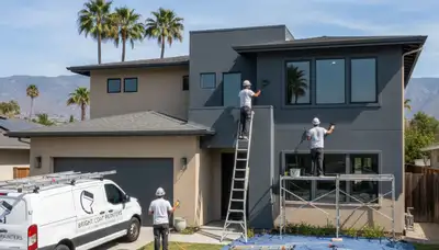 House painting service in San Diego, CA by professional painters for exterior and interior homes