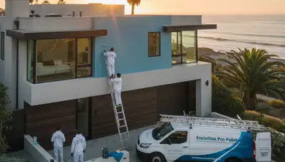 House painting service in San Diego, CA for residential exterior and interior repainting