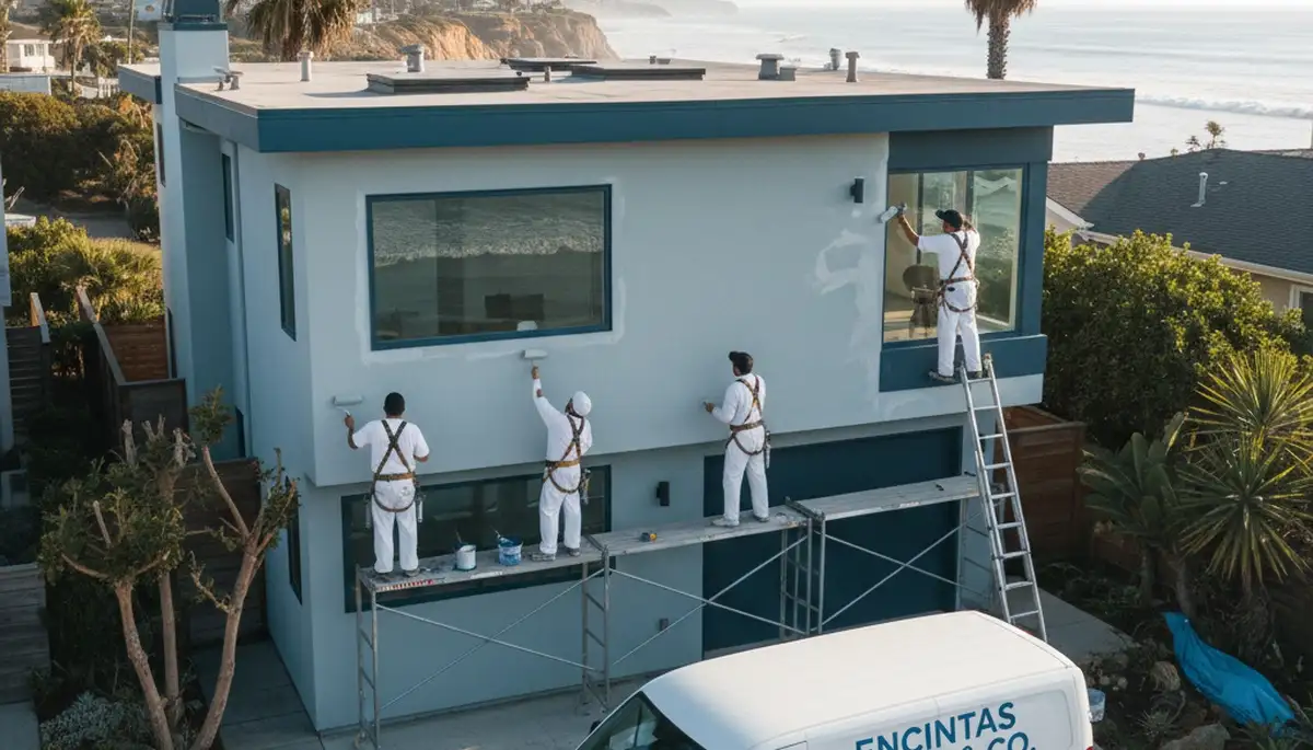 San Diego, CA house painting team providing professional interior and exterior painting services
