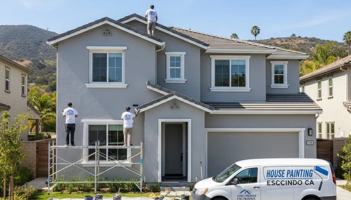 San Diego, CA house painters providing professional residential exterior painting services
