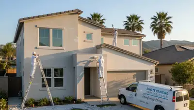 San Diego, CA house painters providing professional exterior and interior painting services