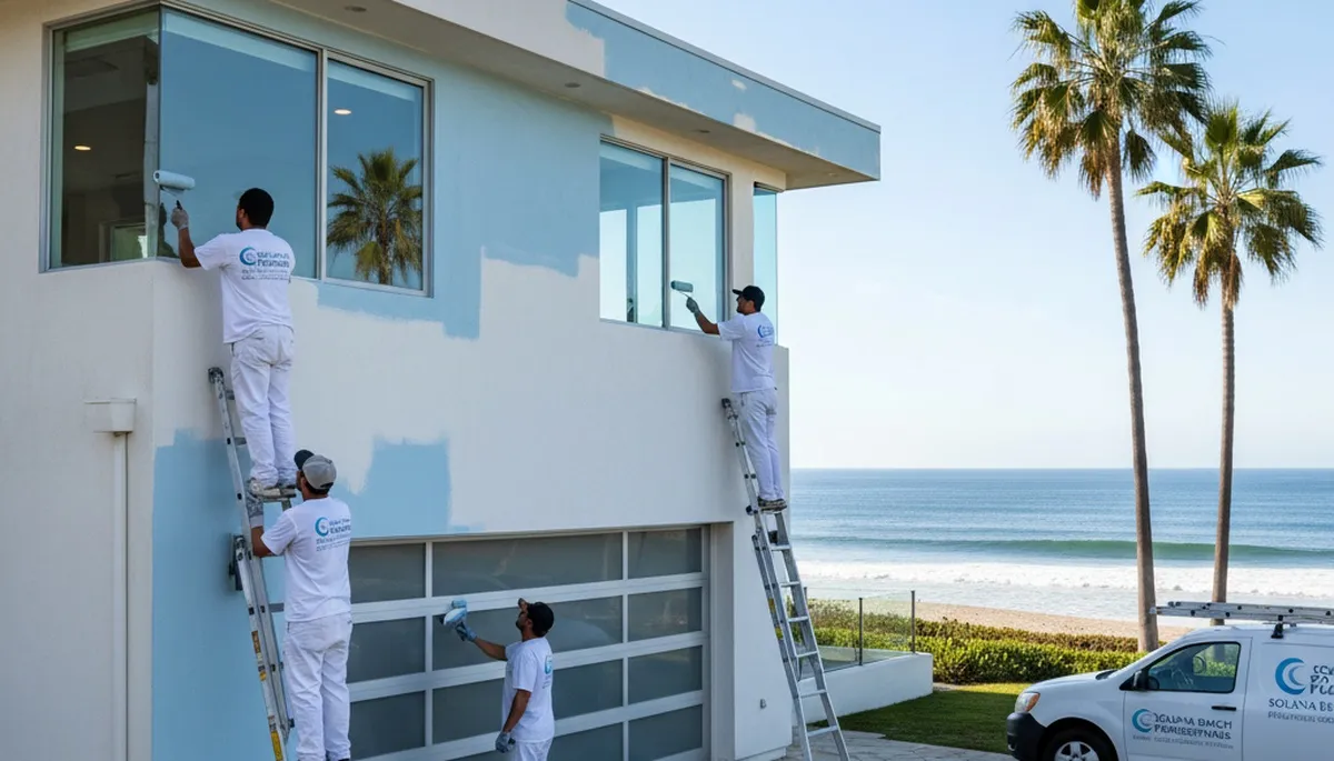 San Diego, CA house painters providing professional interior and exterior painting services