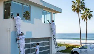San Diego, CA house painters providing professional interior and exterior painting services