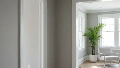Interior trim painting in San Diego, CA showcasing precise lines and expert house painter detailing